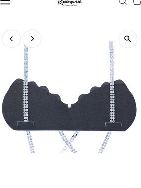 Crystal Avenue // Rhinestone bra straps